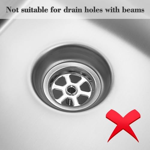 Sturdy Effortless Shower Drain Strainer Silver