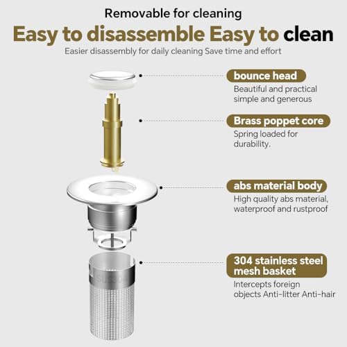 Bathroom Sink Drain Hair Catcher