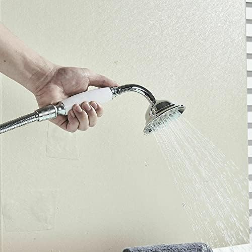 Durable 2-Handle Bathtub Shower Faucet with Rain shower Heads - Brass Construction