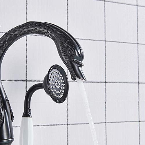 Luxury Black Bronze Bathroom Faucet Set