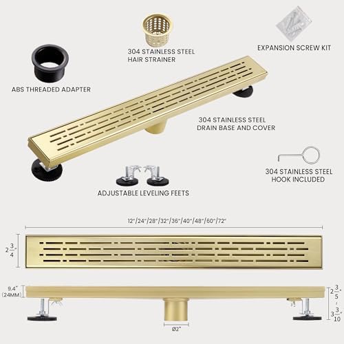 Easily Brought 36-Inch Linear Shower Drain
