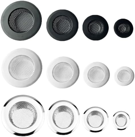 4PCS Stainless Steel Bathroom Sink Drain Stoppers White 21in-45in