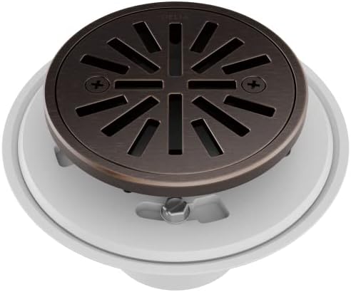 Delta Faucet 4-Inch Oil Rubbed Bronze Shower Drain Kit
