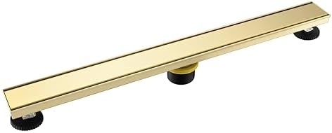 Premium Linear Shower Drain Brushed Gold 36-Inch