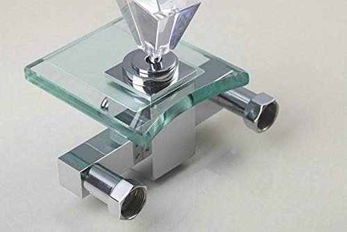 Huin Corner Bathroom Faucet with Crystal Handle