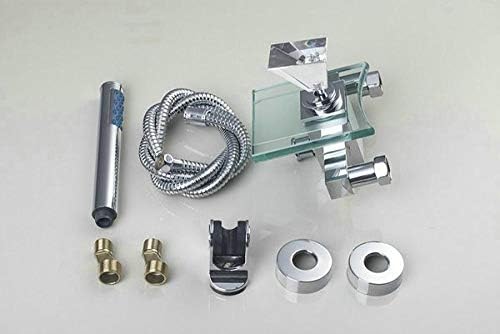 Huin Corner Bathroom Faucet with Crystal Handle