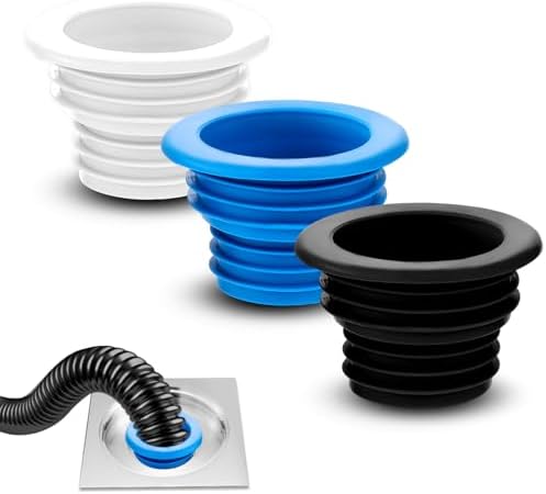 3-Piece Silicone Drain Plug Set Great for homes and offices