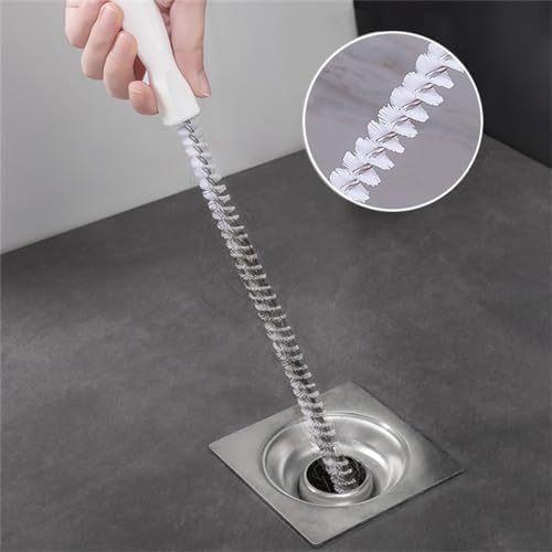 EYAKEG Sink Drain Overflow Cleaning Brush 178 Inch White 1