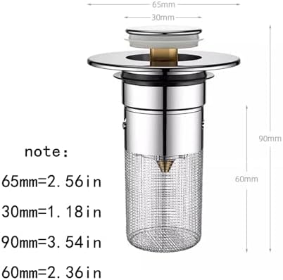 Sturdy Universal Sink Drain Strainer Anti-Clog System