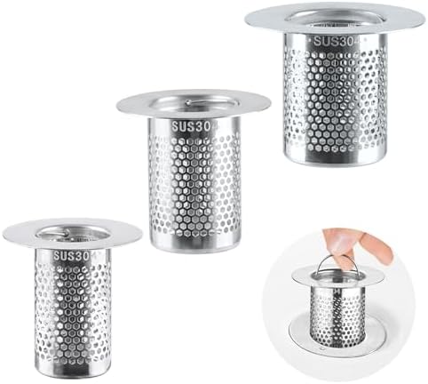 HO-K LOSS Stainless Steel Sink Strainer with Handle