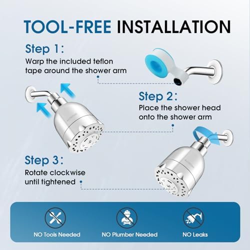 ALOHOME 6 Powerful Spray Shower Head