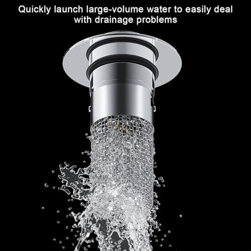 Sink Stopper Kit for Bathrooms Effortless Drainage with 2-Piece Design
