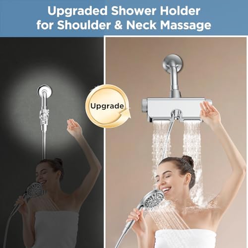 Massaging Dual Shower Head Spa Experience in the Washroom