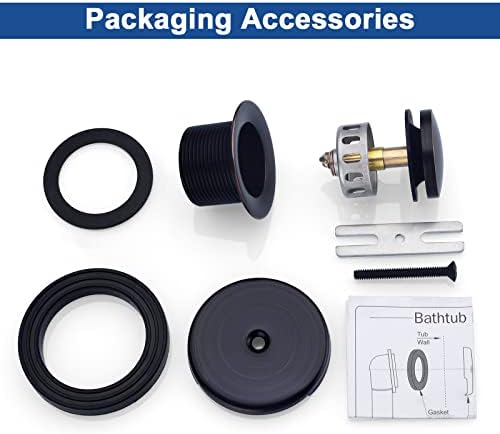 Easily Installed Tub Drain Kit for Oil Rubbed Bronze