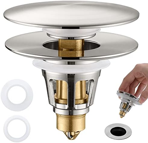 2-in-1 Universal Bath Sink Stopper