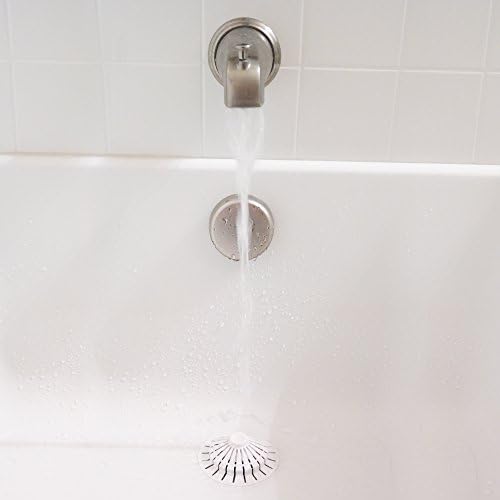 Danco 10771P Dual Suction Cup Hair Catcher for Tub