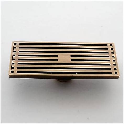 WYFVRCIX antique-brushed Rectangle Brass Drain Strainer