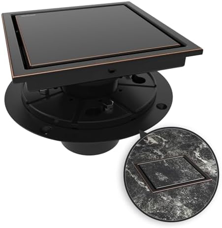 Stainless Steel 6-Inch Square Show with CUPCCert ClogPrevent