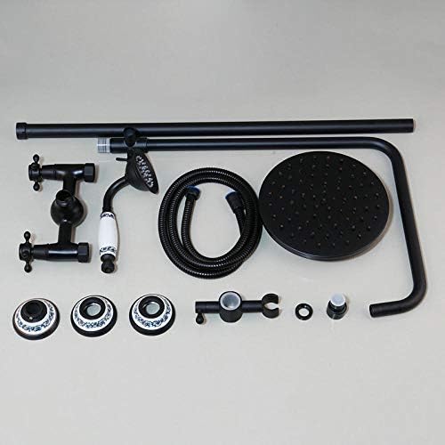 Rainbow Faucet Set w2 Handles Black