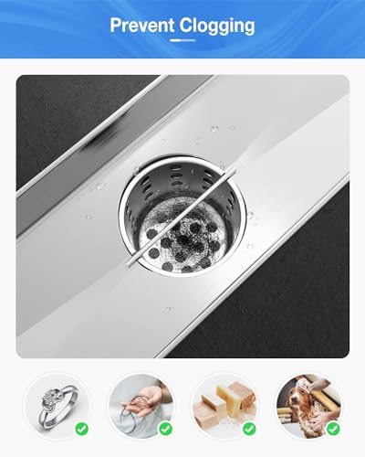 Rustproof 304 Steel Hair Debris Strainer for 2 Shower Drains
