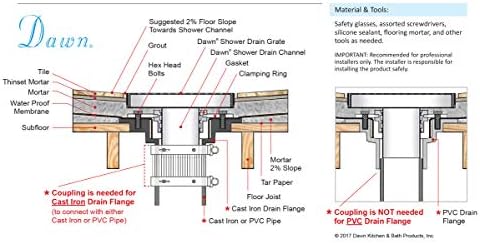 Durable 47 Stainless Steel Shower Drain