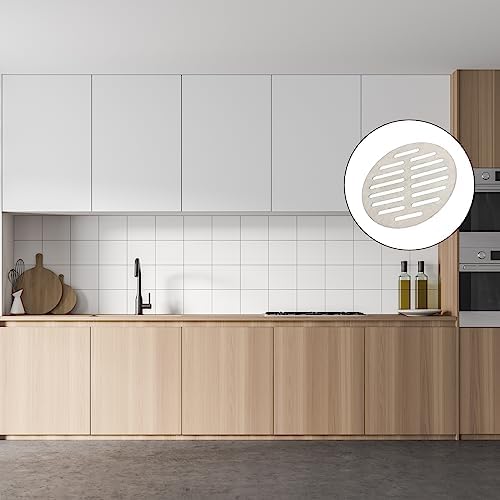 Stainless Steel Round 5 Floor Drain Cover 2-Piece Set Silver Tone
