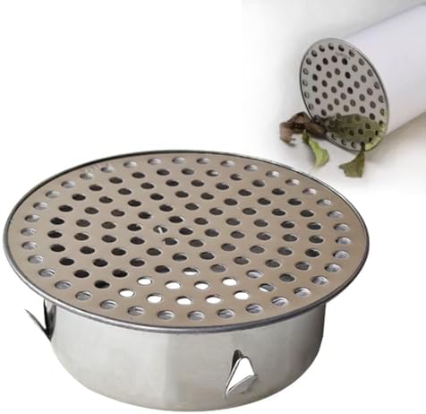 High-Quality 304 Stainless Steel Floor Drain Covers with Silver Caps