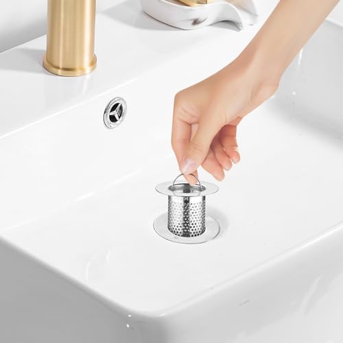 HO-K LOSS Stainless Steel Sink Strainer with Handle
