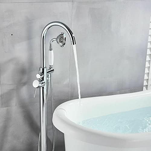 Durable 2-Handle Bathtub Shower Faucet with Rain shower Heads - Brass Construction