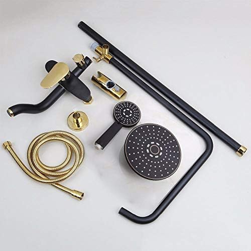 Bathroom Black Handheld shower Set