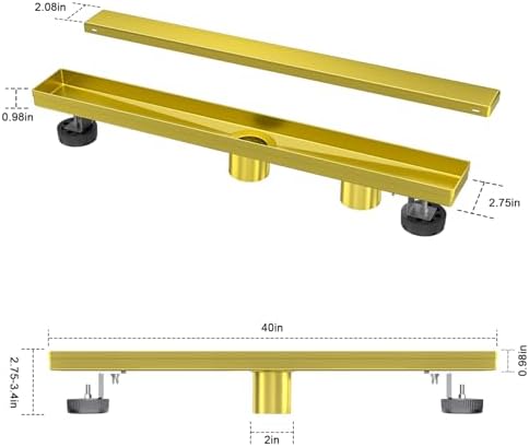 Experience Effective Drainage EXF Linear Shower Drain 40x275x2