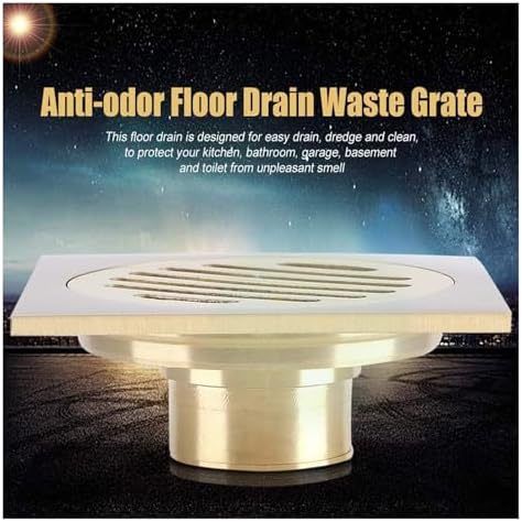 Sleek Antique Bath Floor Drain Cover