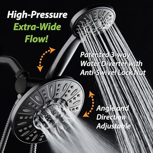 AquaDance 7 3-Way Premium Rain shower combo