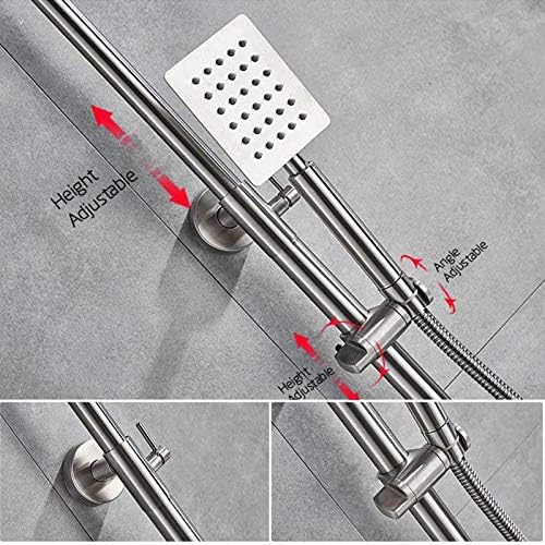 High-Quality Brass Brushed Nickel Shower Faucet Set