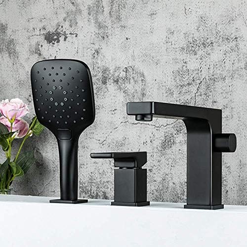 Premium High-Quality Compact Powerful Black Bathtub Faucet Set