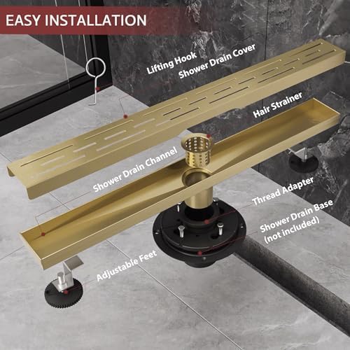 Easily Brought 36-Inch Linear Shower Drain