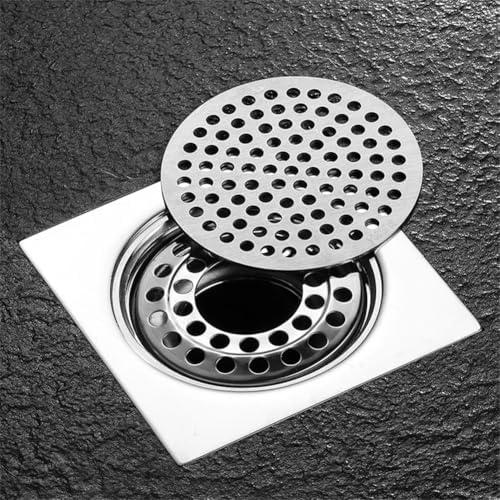 Queenbox 35in Stainless Steel Shower Drain Hair Catcher