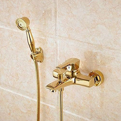 Beautiful wall-mounted shower head with temperature control