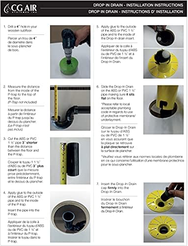 Installation Kit for Freestanding Bathtub Drain