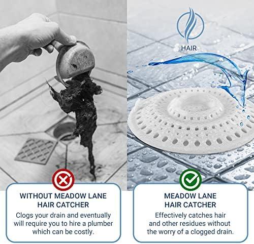 Self-Sealing Hair Catcher for Bath Kitchen