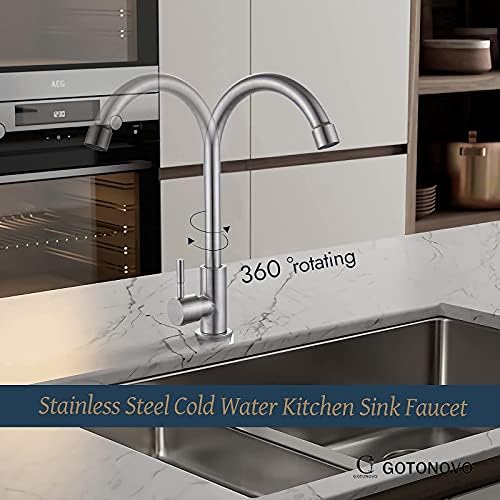 Gotonovo Ceiling Mount Shower Faucet Brushed Nickel 12-inch Square