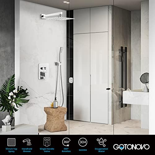 Gotonovo Push-button Rain Shower System