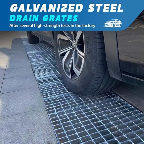 Durable Outdoor Drain Grate for Car Driveway and Garages