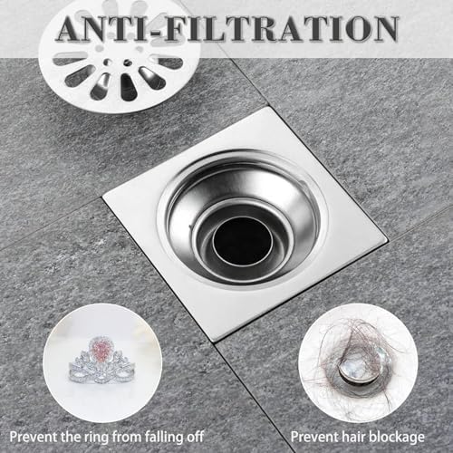 HO-K LOSS Stainless Steel Sink Strainer with Handle