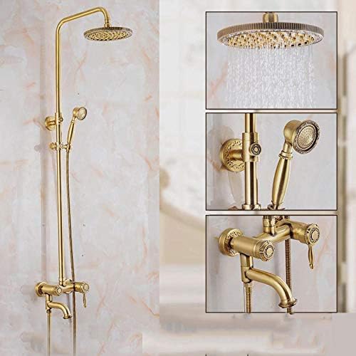 Bathroom Faucet Set with Brass Handles