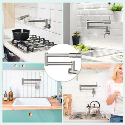Exposure Pipe 8 Rainfall Faucet Adjustable 100cm-140cm Dual Flow by Heyalan