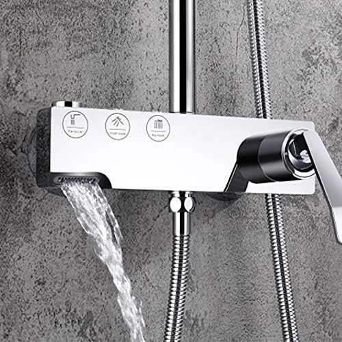 NIEH 3-in-1 Wall-Mounted Shower Faucet Set