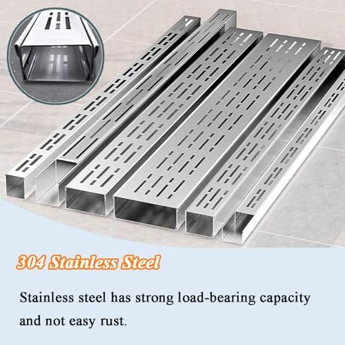 Heavy Duty 304 Stainless Steel Trench Drain with End Caps
