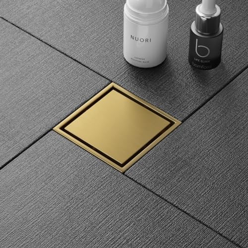 2-in-1 Tile Insert Grate - High-Flow Black Silver