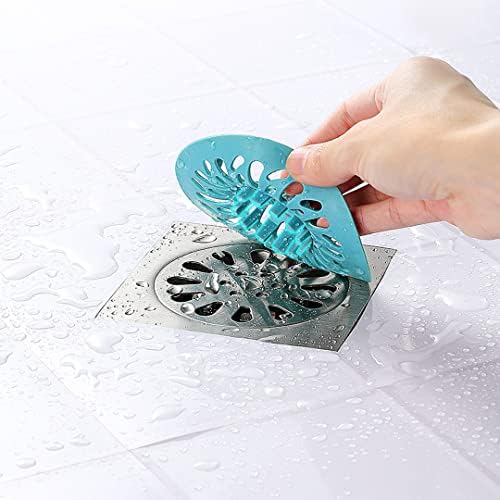 4-Pack White Silicone Drain Stopper Hair Catcher for Bathroom and Kitchen